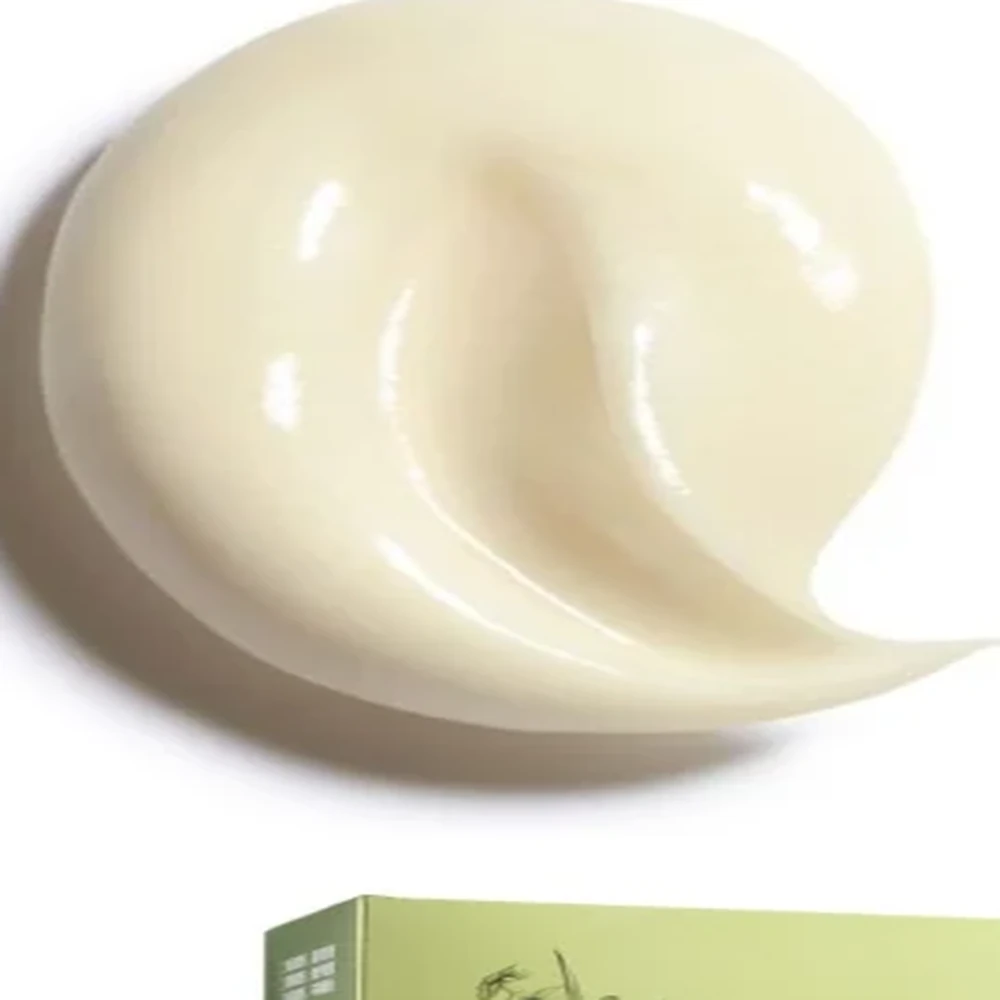 White cream texture for a natural black hair color formulation